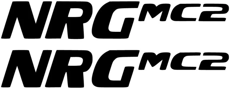 Motociklu Lipdukai Motorolerio logotipo lipdukai Piaggio NRG MC2, kėbulo apdailai, 2 vnt.