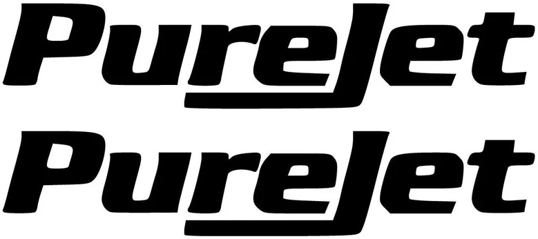 Motociklu Lipdukai Motorolerio logotipo lipdukai Piaggio NRG Power PureJet, apdailos plastikams, 2 vnt.