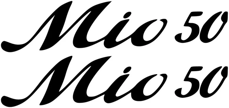 Motociklu Lipdukai Motorolerio logotipo lipdukai SYM Mio 50, 2 vnt.