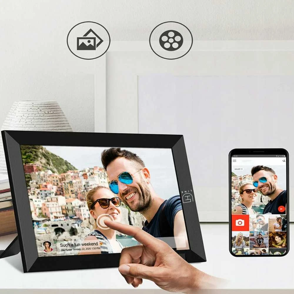 Nuotraukų rėmelis 10.1" FRAMEO WiFi IPS skaitmeninis rėmelis 32GB