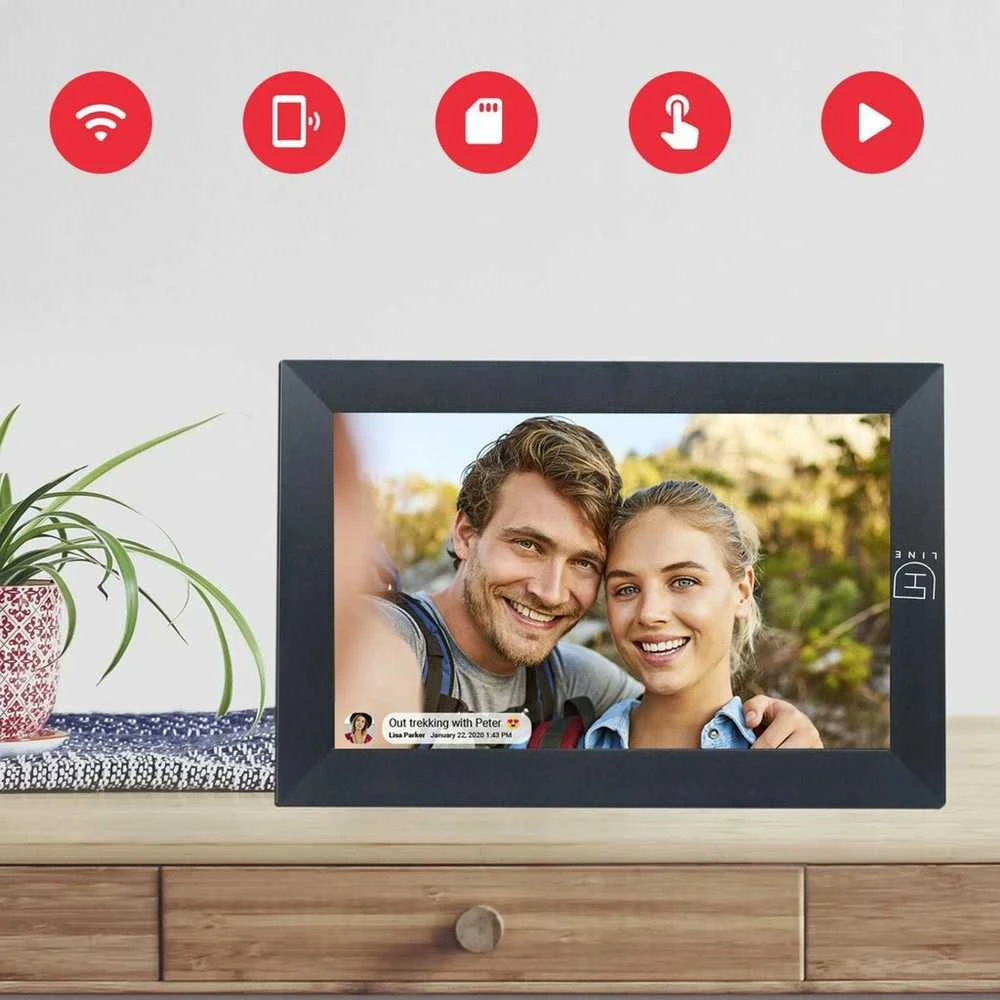 Nuotraukų rėmelis 10.1" FRAMEO WiFi IPS skaitmeninis rėmelis 32GB