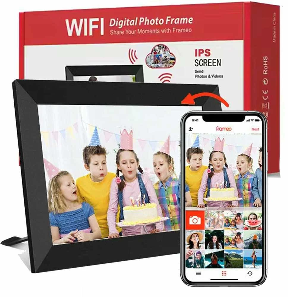 Nuotraukų rėmelis 10.1" FRAMEO WiFi IPS skaitmeninis rėmelis 32GB