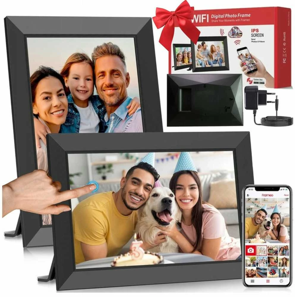 Nuotraukų rėmelis 10.1" FRAMEO WiFi IPS skaitmeninis rėmelis 32GB