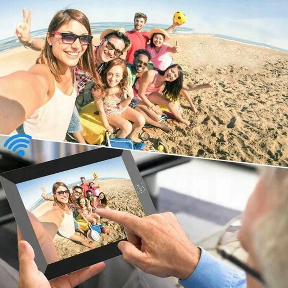 Nuotraukų rėmelis 10.1" FRAMEO WiFi IPS skaitmeninis rėmelis 32GB