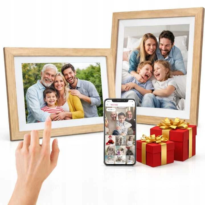 Nuotraukų rėmelis 10.1" FRAMEO WiFi skaitmeninis rėmelis 32GB IPS