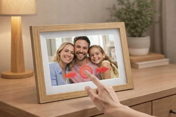 Nuotraukų rėmelis 10.1" FRAMEO WiFi skaitmeninis rėmelis 32GB IPS