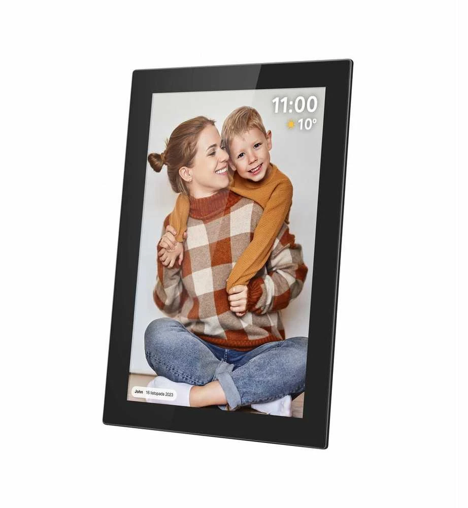 Nuotraukų rėmelis 10.1" WiFi FRAMEO skaitmeninis rėmelis juodas
