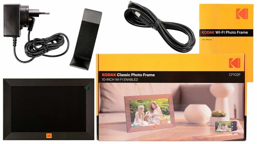 Nuotraukų rėmelis 10.1" WiFi skaitmeninis rėmelis su programėle