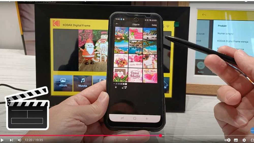 Nuotraukų rėmelis 10.1" WiFi skaitmeninis rėmelis su programėle