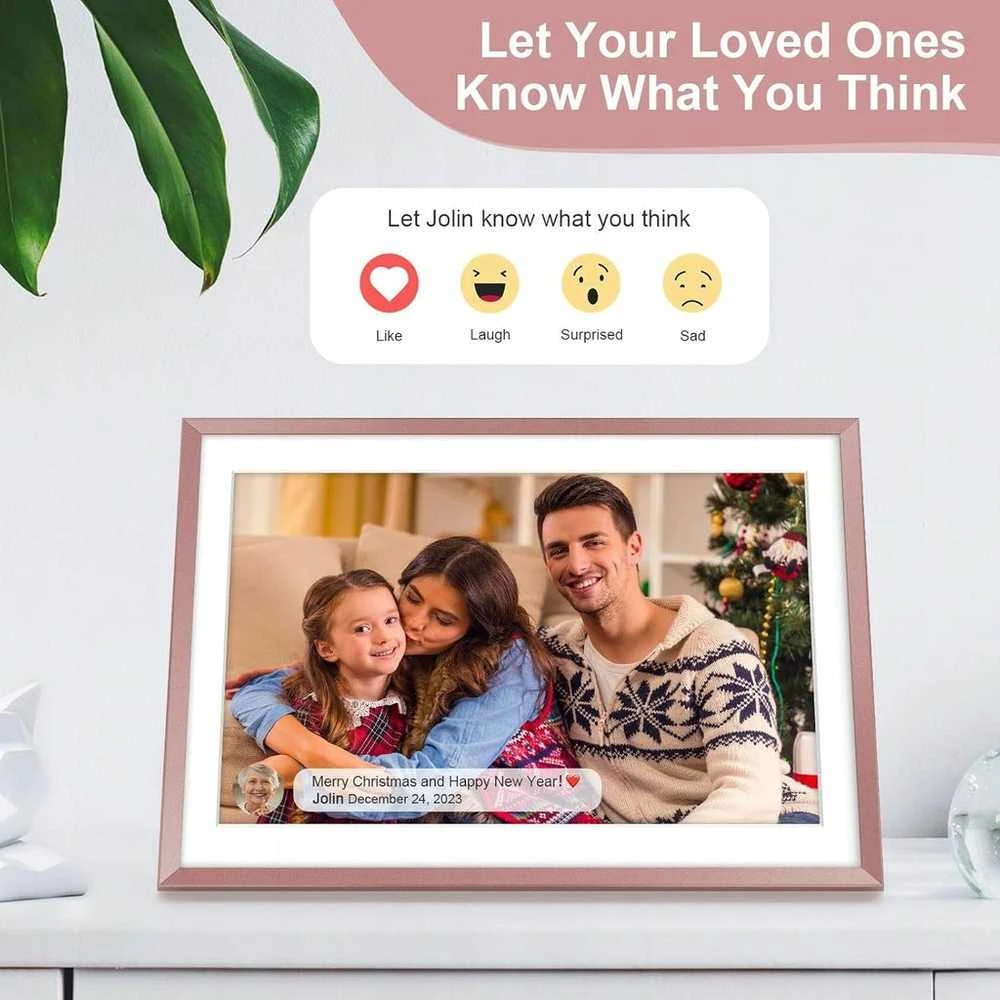 Nuotraukų rėmelis 10.1" WiFi skaitmeninis rėmelis 32GB su atmintimi