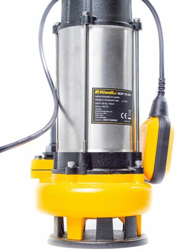 Panardinamas nuotekų siurblys 750W
