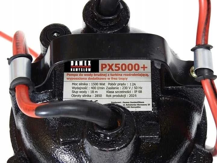 Panardinamas nuotekų siurblys septikams ir dumblui 1500W