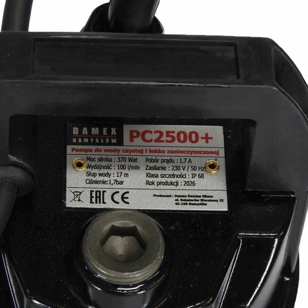 Panardinamas siurblys su filtru 370W švariam ir nešvariam vandeniui