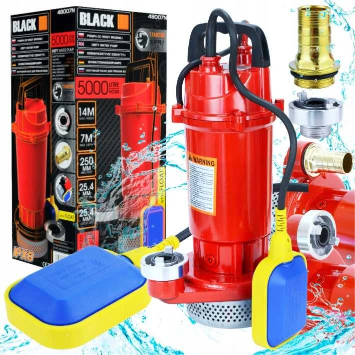 Panardinamas siurblys su filtru ir plūde 370W