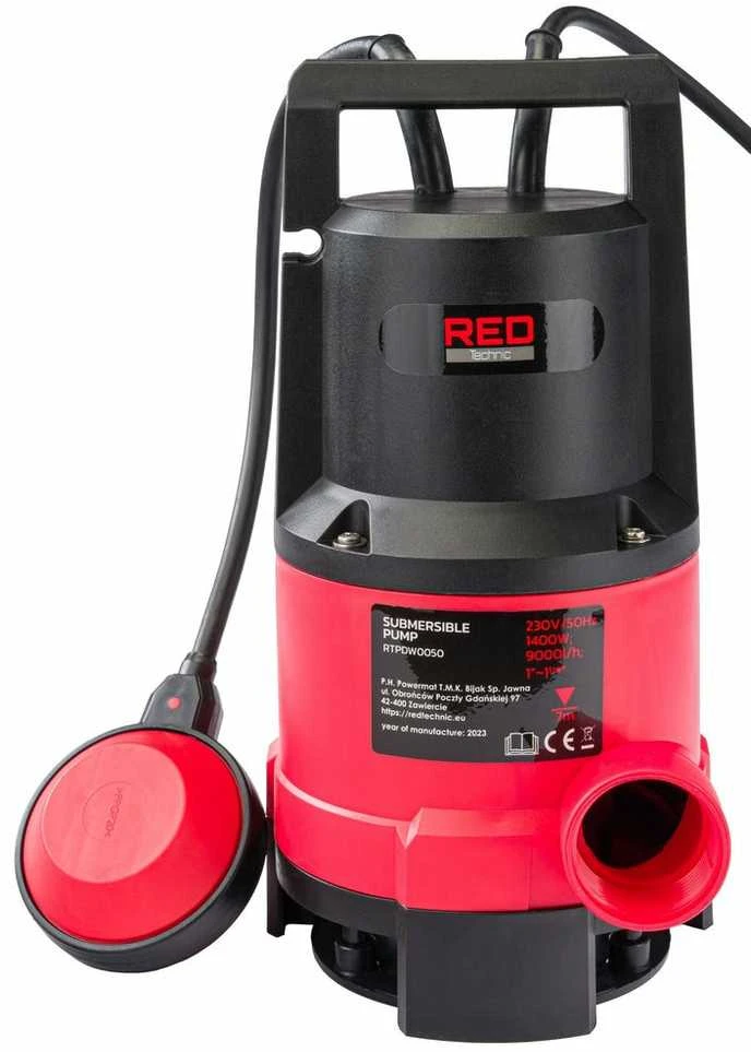 Panardinamas siurblys su plūde 1400W
