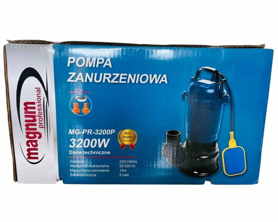 Panardinamas siurblys su plūde 3200W