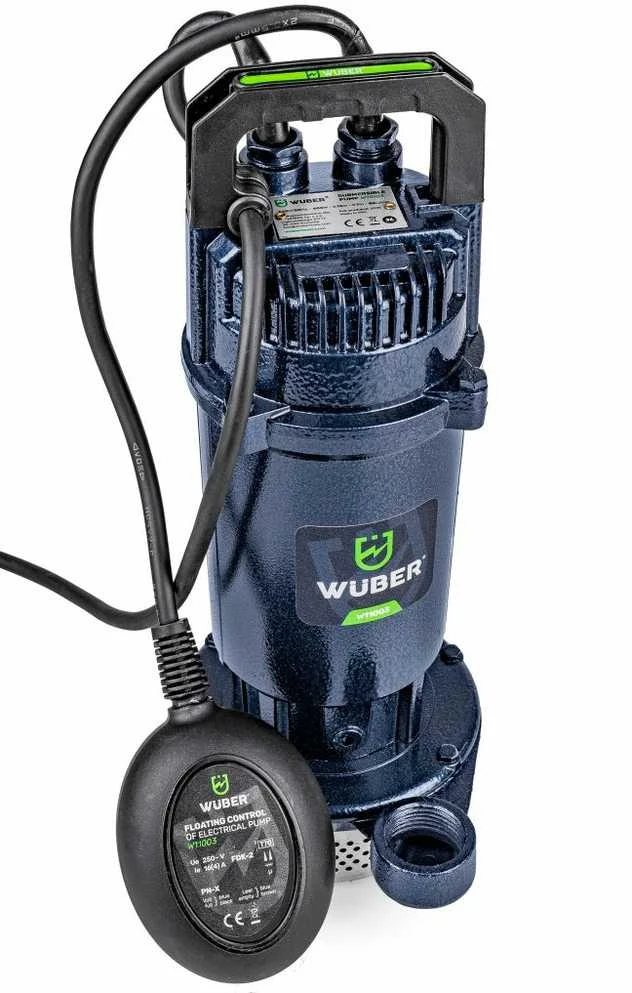 Panardinamas siurblys su plūde ir filtru universalus