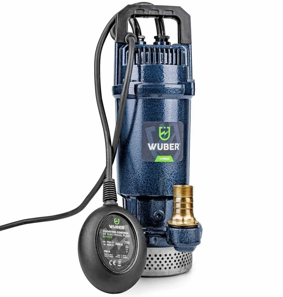 Panardinamas siurblys su plūde ir filtru universalus