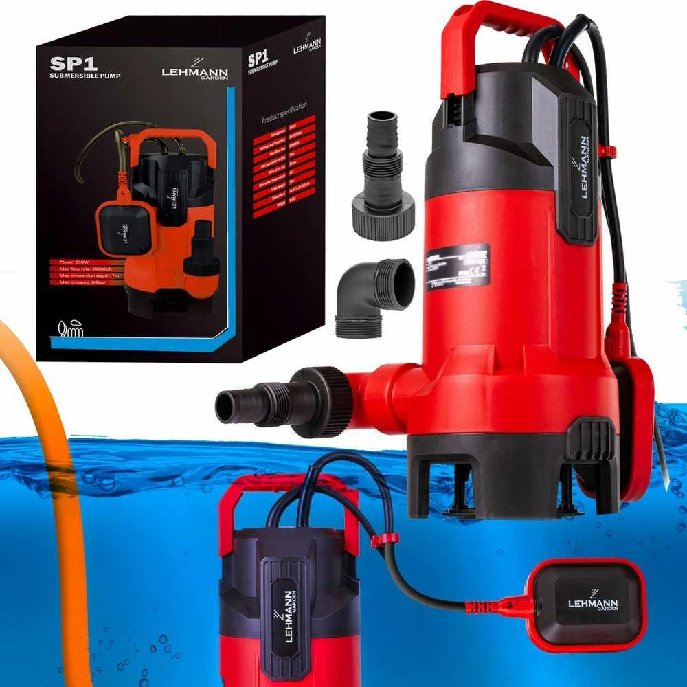 Panardinamas siurblys švariam ir nešvariam vandeniui 750W