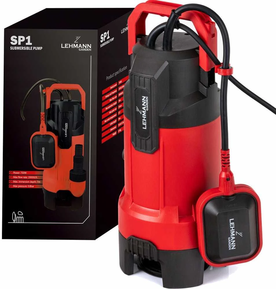 Panardinamas siurblys švariam ir nešvariam vandeniui 750W