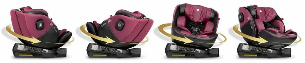 Pasukama ISOFIX NUKIDO i-Size kėdutė 0-36 kg 40-150 cm