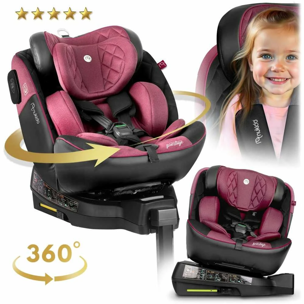 Pasukama ISOFIX NUKIDO i-Size kėdutė 0-36 kg 40-150 cm