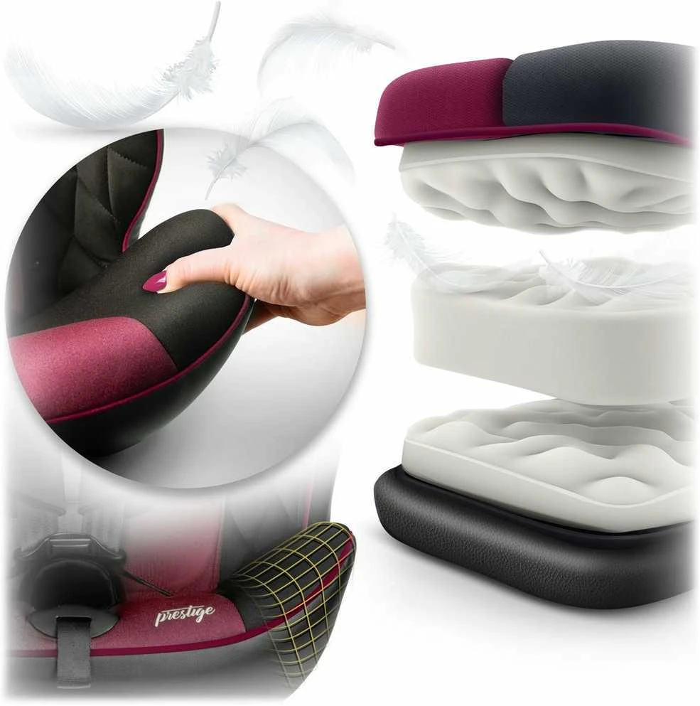 Pasukama ISOFIX NUKIDO i-Size kėdutė 0-36 kg 40-150 cm