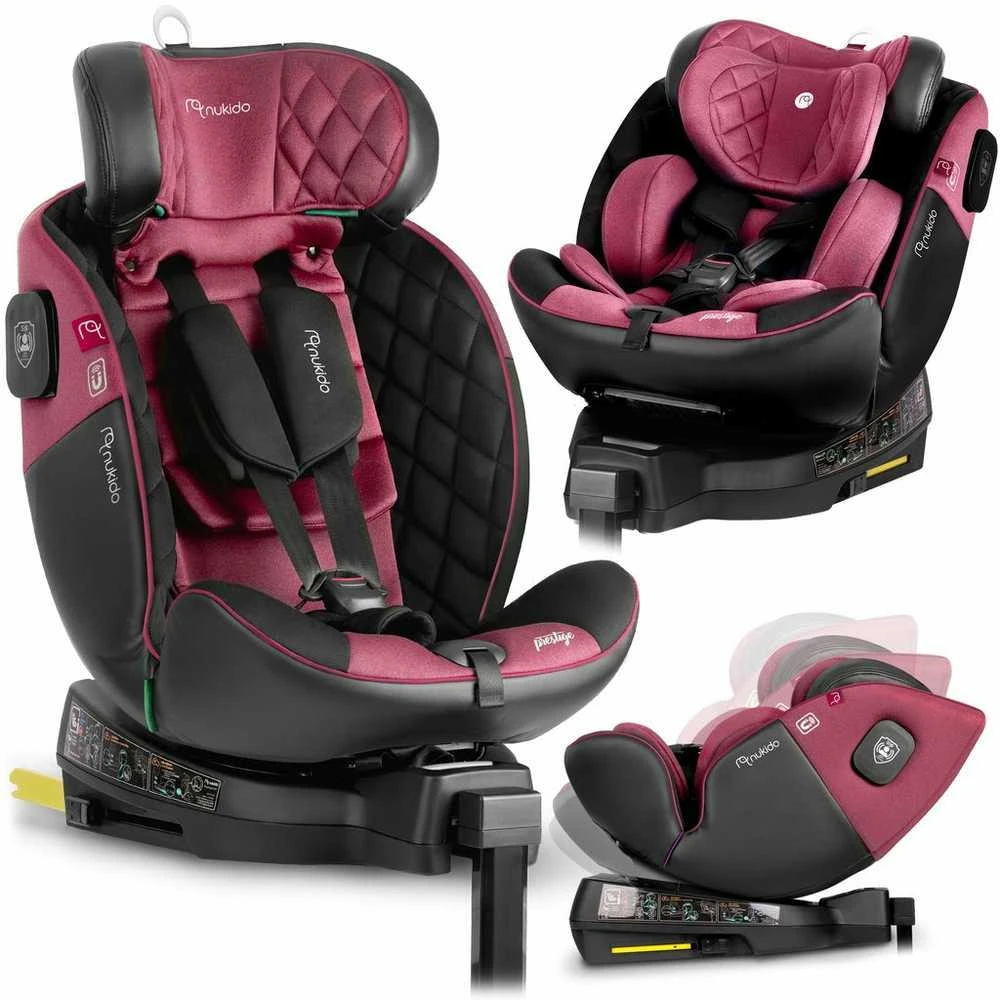 Pasukama ISOFIX NUKIDO i-Size kėdutė 0-36 kg 40-150 cm