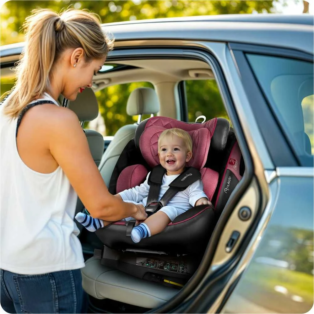 Pasukama ISOFIX NUKIDO i-Size kėdutė 0-36 kg 40-150 cm