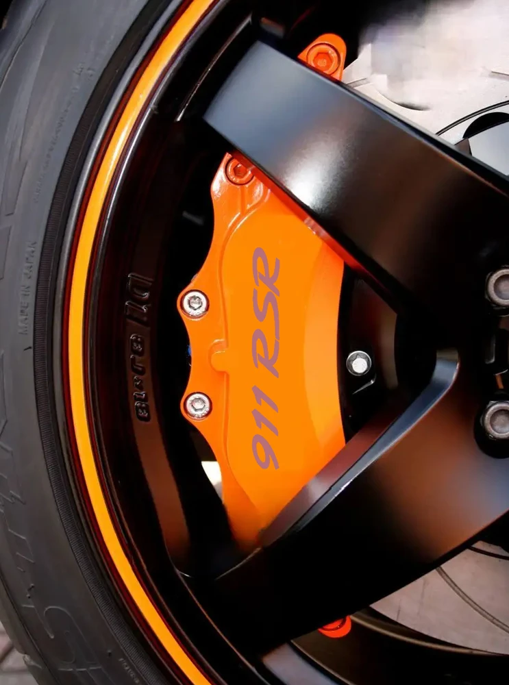 Porsche 911 RSR karščiui atsparūs suportų lipdukai