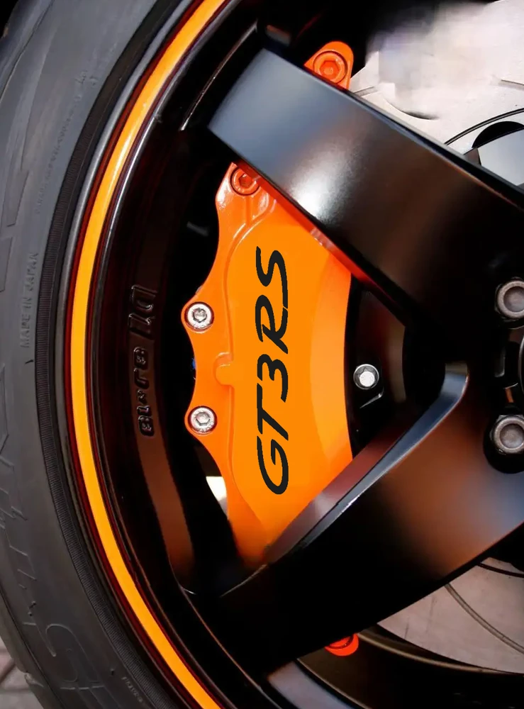 Porsche GT3 RS karščiui atsparūs suportų lipdukai