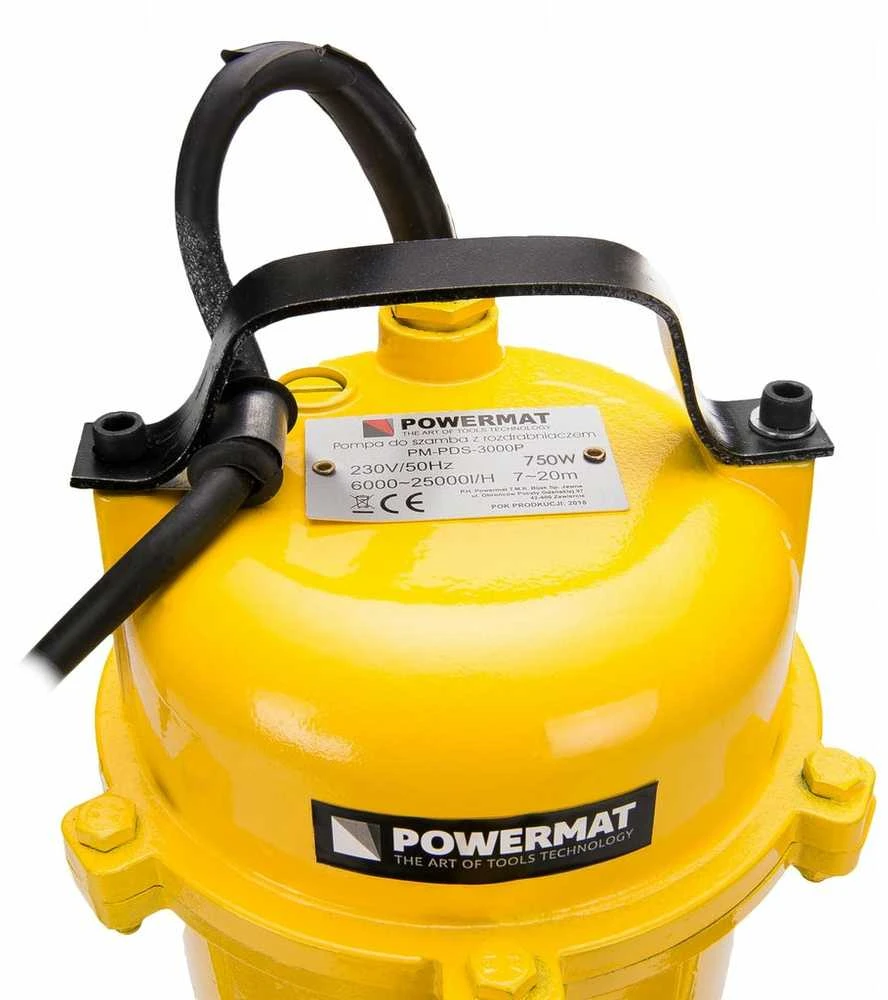 Purvo siurblys su smulkintuvu 25000 l/h