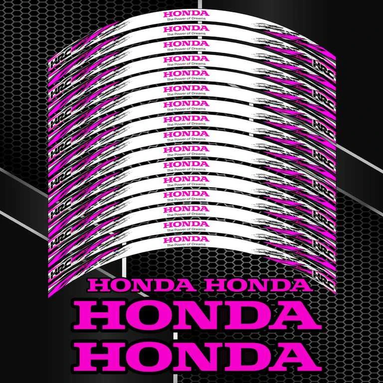 Ratlankių lipdukai HONDA motociklams – sportinio dizaino pasirinkimas