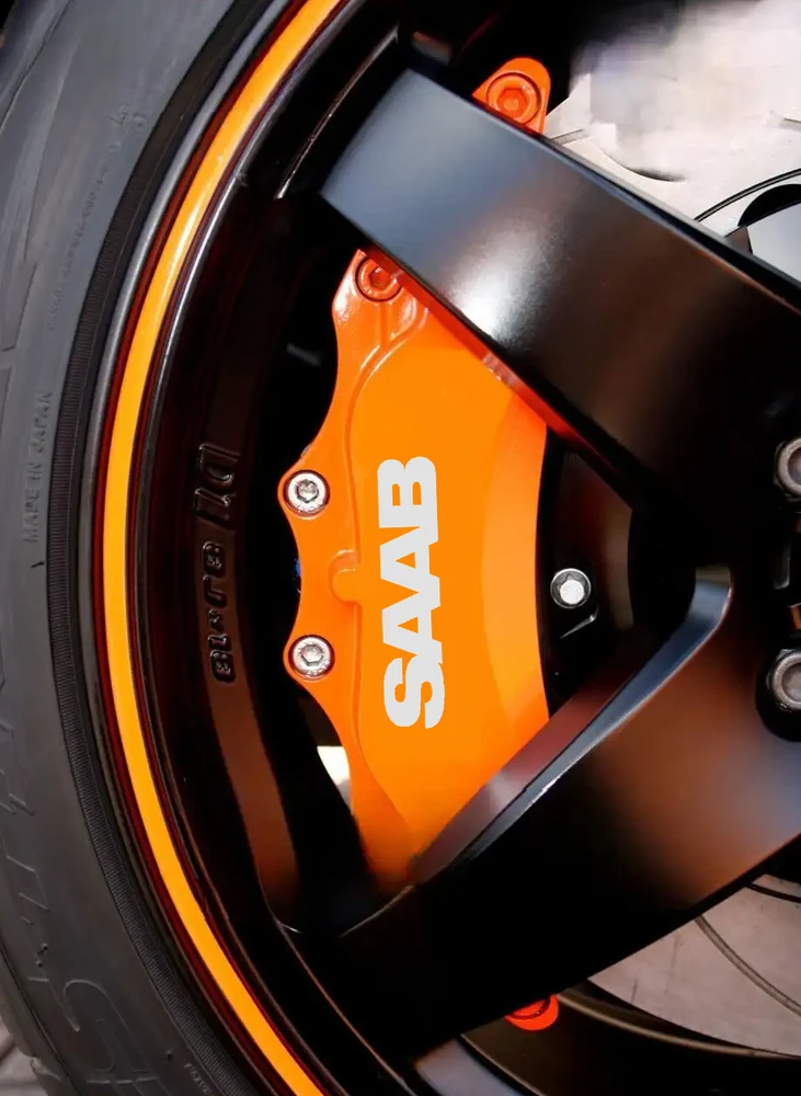 SAAB karščiui atsparūs suportų lipdukai