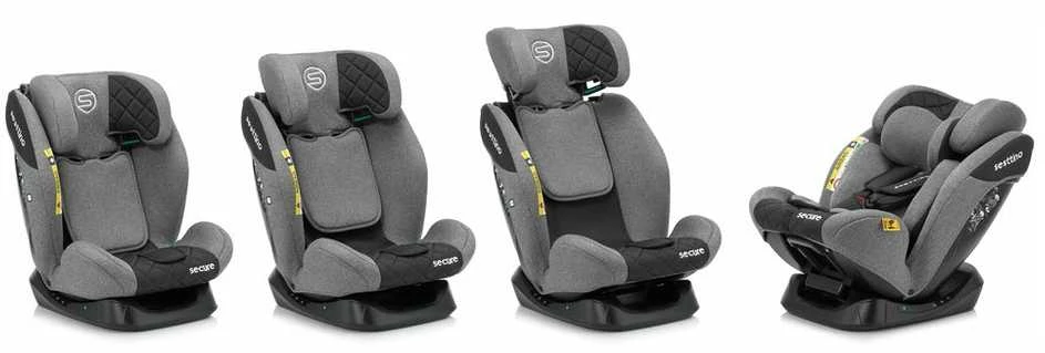 Sesttino Secure Pro kėdutė 0-36 kg 40-150 cm su miego funkcija