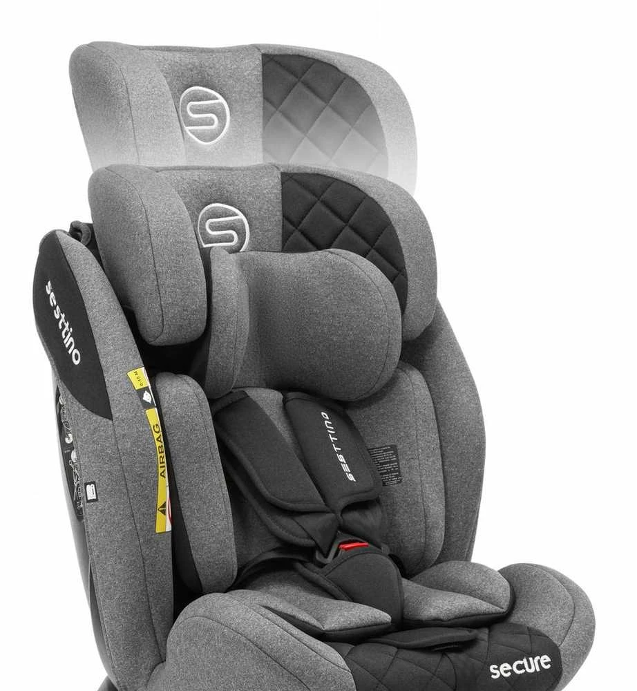 Sesttino Secure Pro kėdutė 0-36 kg 40-150 cm su miego funkcija