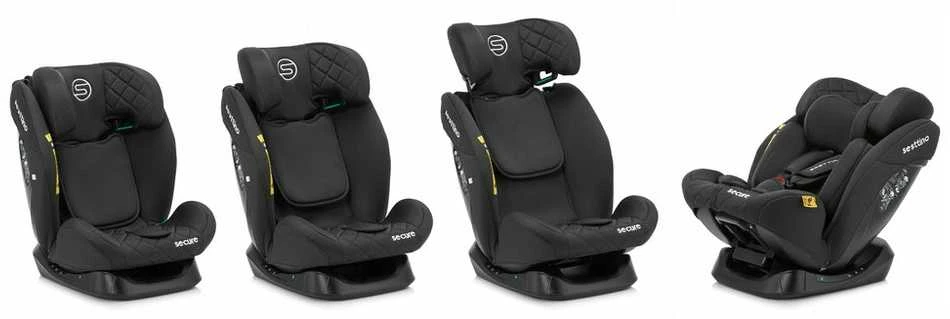 Sesttino SecurePro kėdutė 0-36 kg 40-150 cm saugi