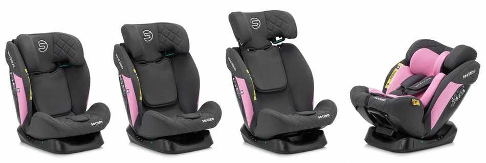 Sesttino SecurePro kėdutė 0-36 kg 40-150 cm saugi