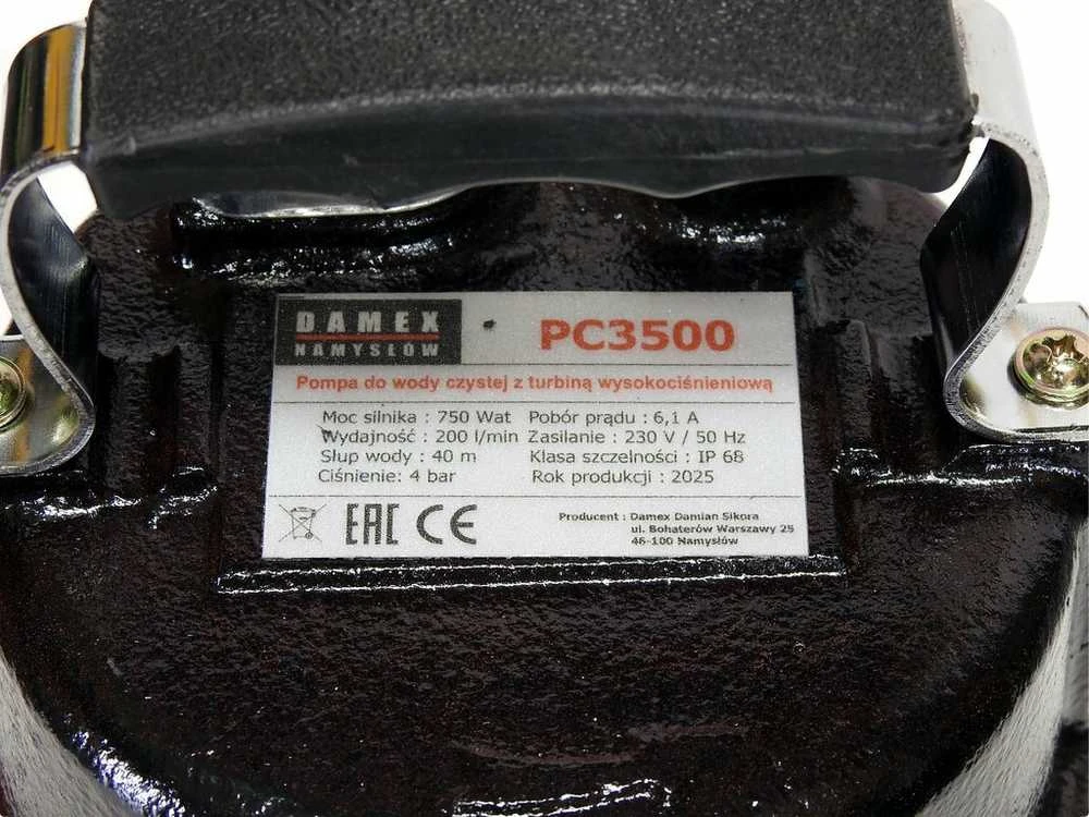 Siurblys su filtru švariam ir nešvariam vandeniui 750W 12000 l/h