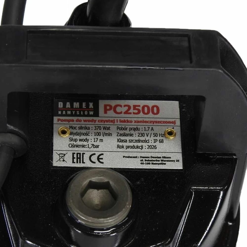 Siurblys su filtru švariam ir nešvariam vandeniui 370W