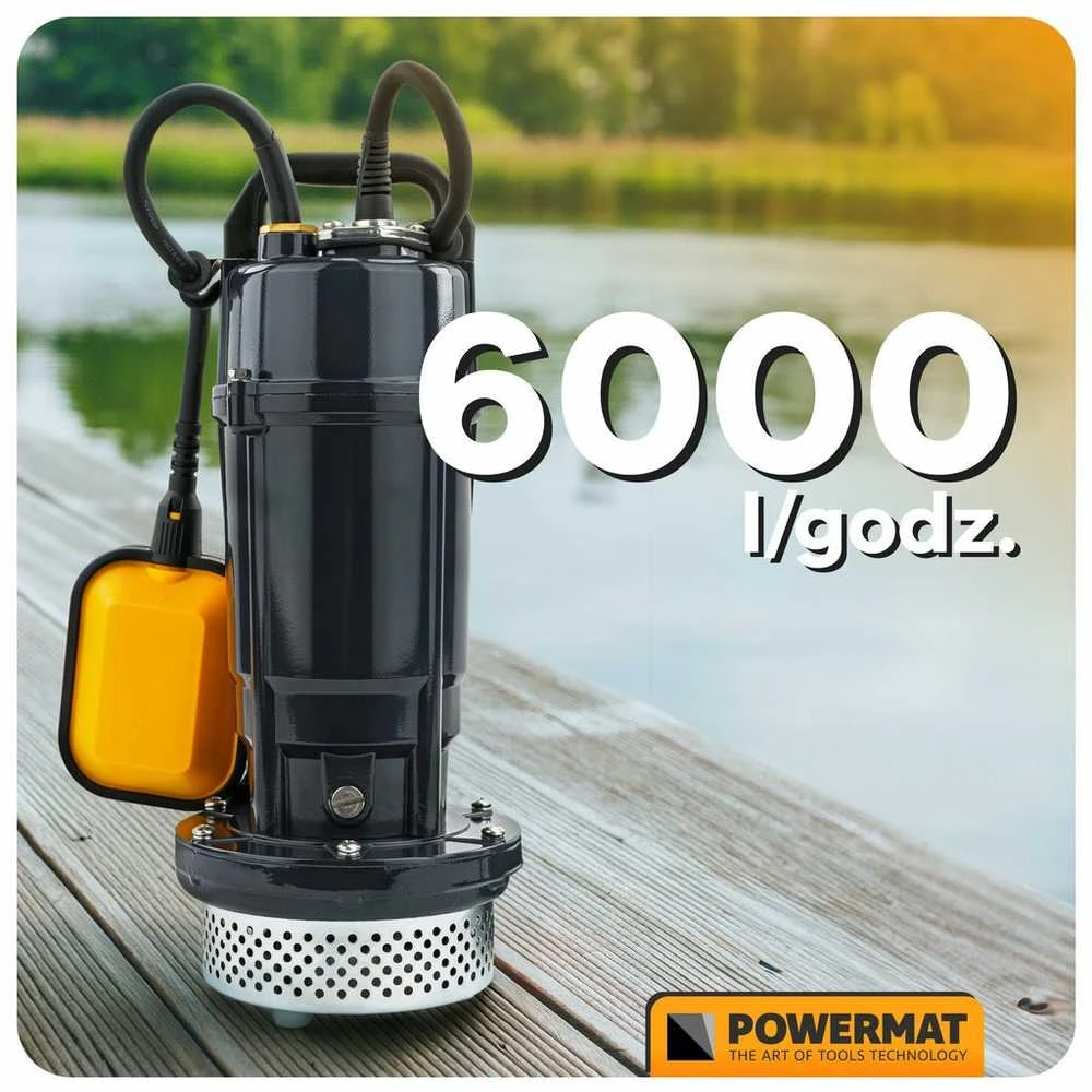 Siurblys su plūde 750W 6000 l/h