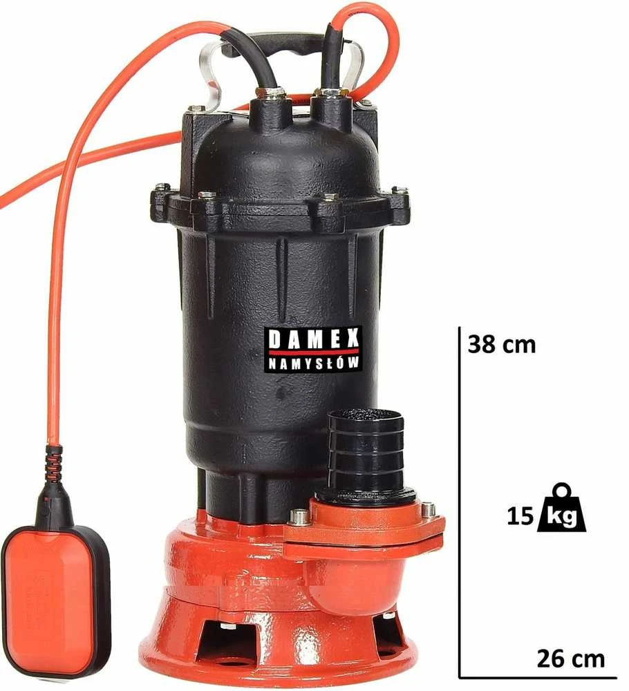 Siurblys su turbininiu smulkintuvu nuotekoms 750W