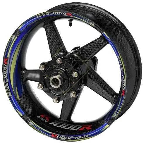 SUZUKI GSX-R1000R motociklo ratlankių lipdukų rinkinys