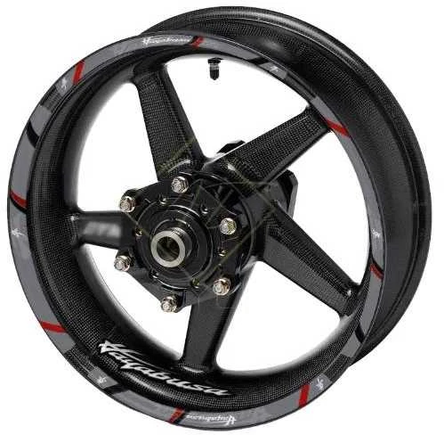 SUZUKI Hayabusa motociklo ratlankių lipdukų rinkinys