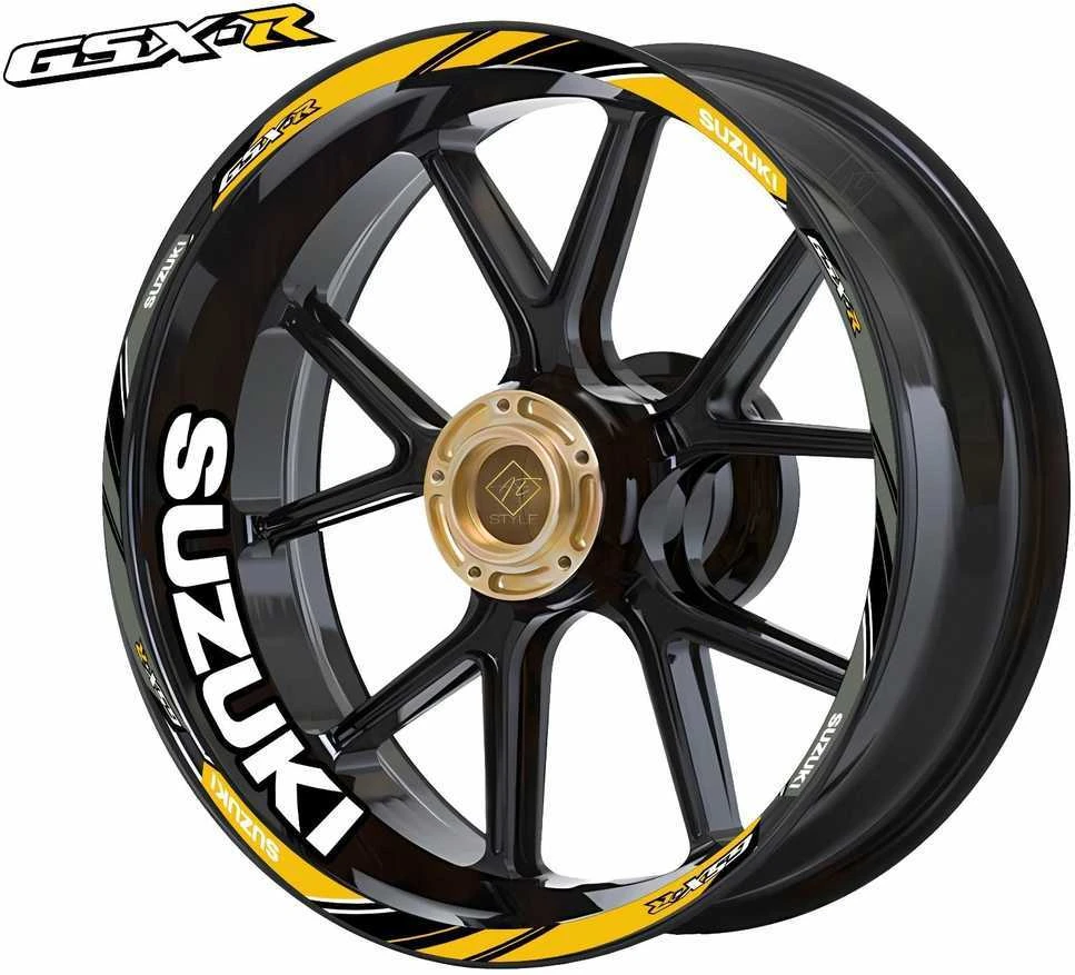 Suzuki motociklo ratlankių lipdukai – 20 vnt. rinkinys