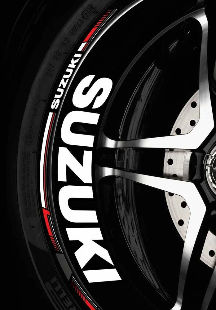 Suzuki motociklų ratlankių lipdukai