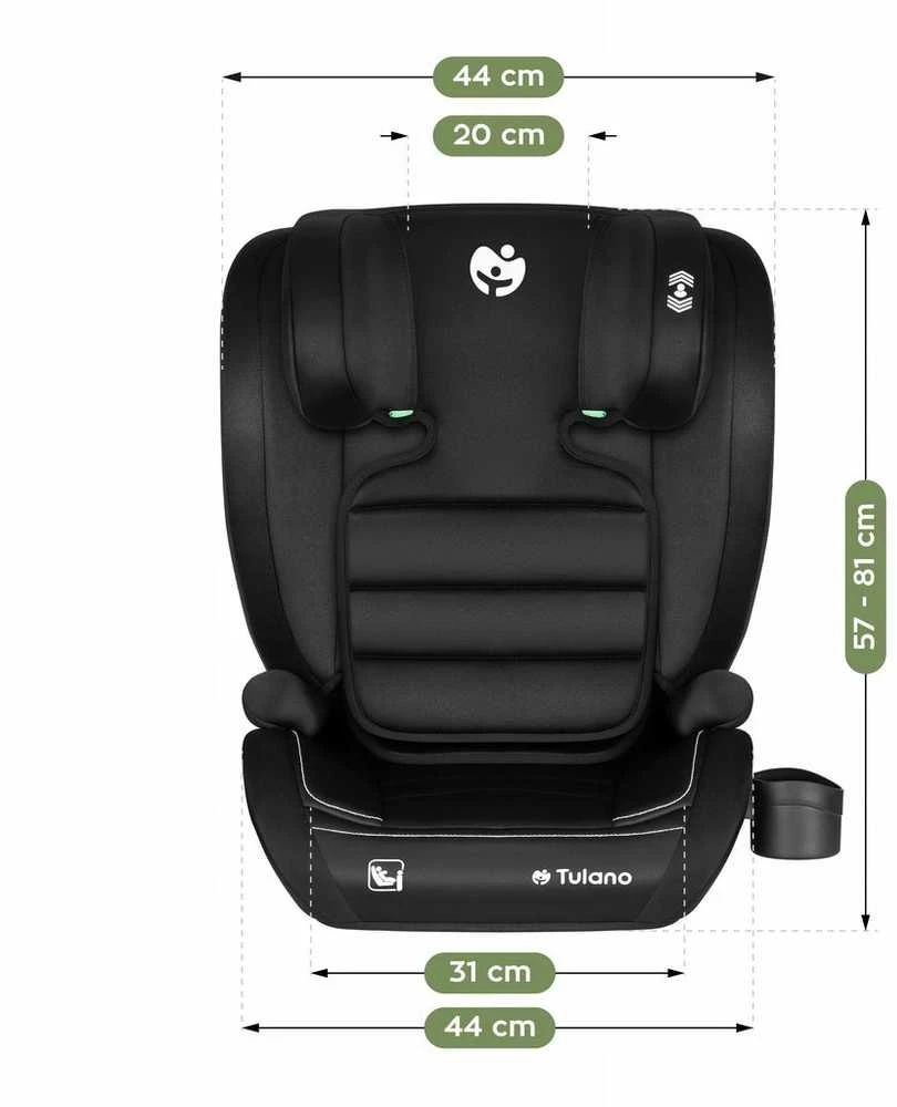 TULANO i-Size ISOFIX kėdutė 15-36 kg 100-150 cm