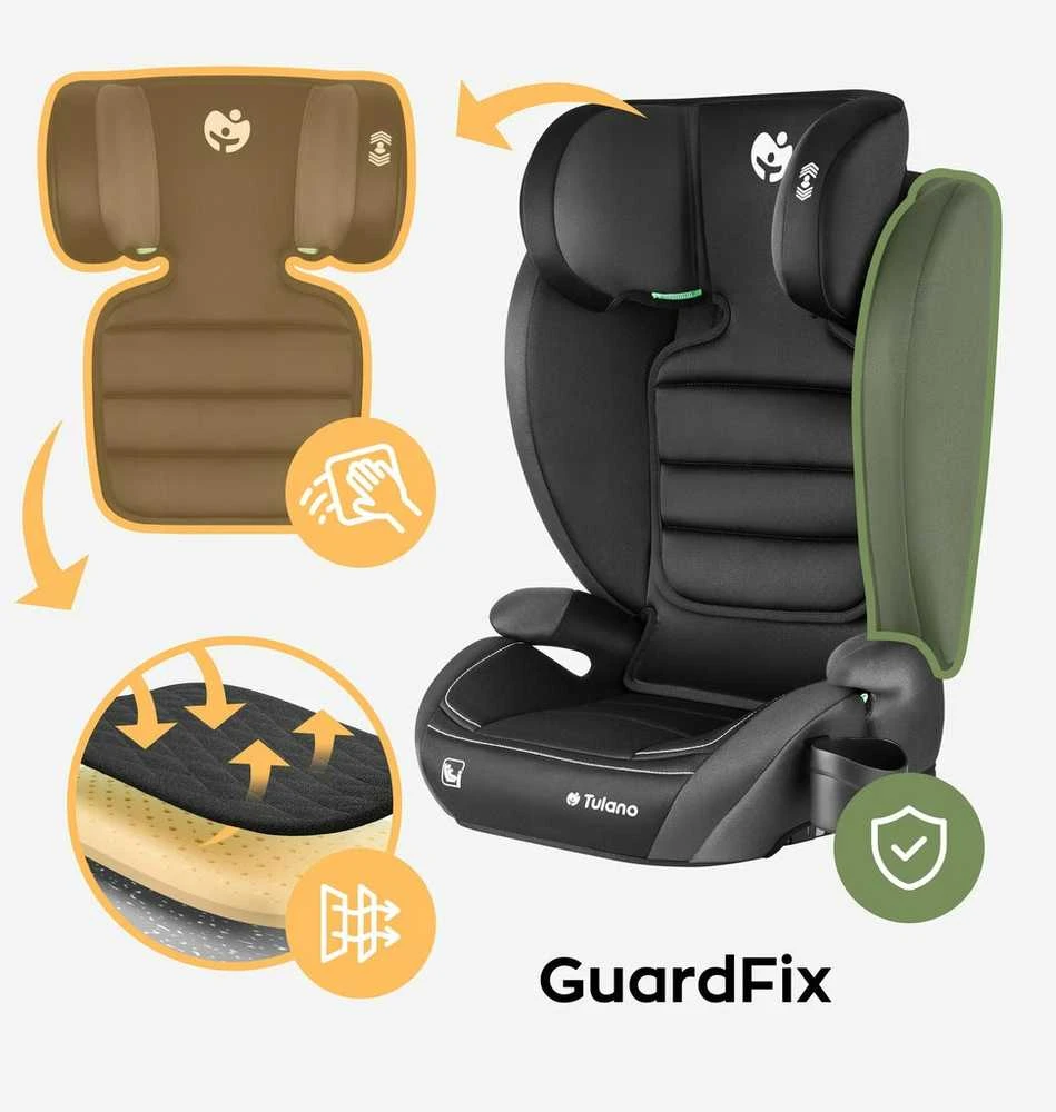 TULANO ISOFIX kėdutė 15-36 kg 100-150 cm