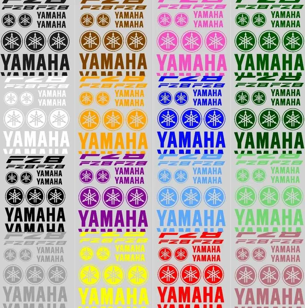Yamaha FZ8 lipdukų rinkinys motociklo vinilo lipdukai