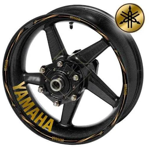 YAMAHA moto ratlankių lipdukai – premium sporto išvaizda